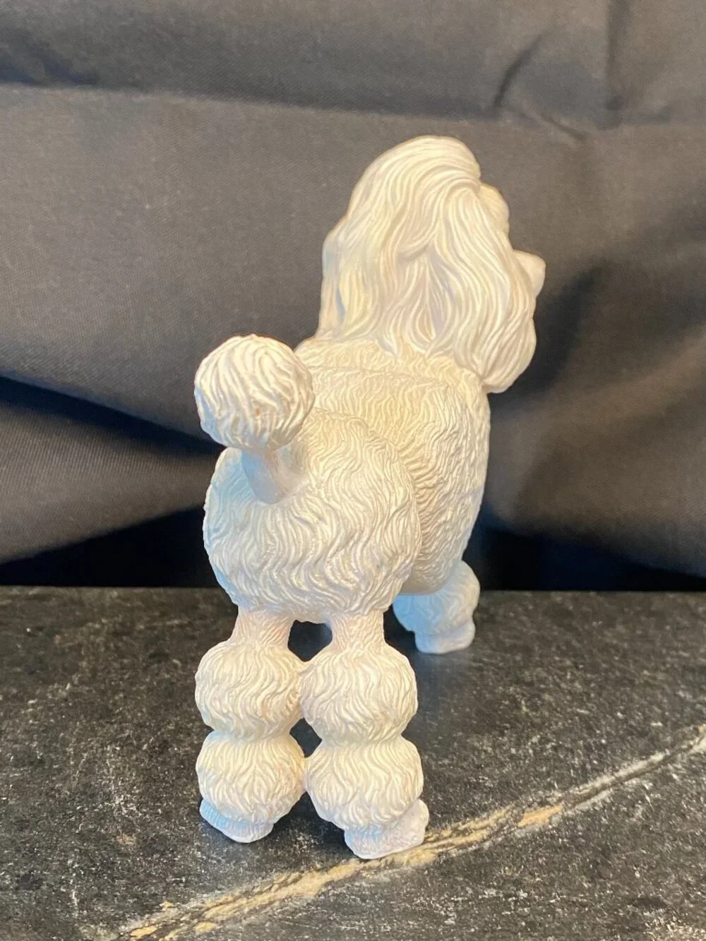 VTG Westland Giftware Poochware White Poodle Figurine 11578 Rare